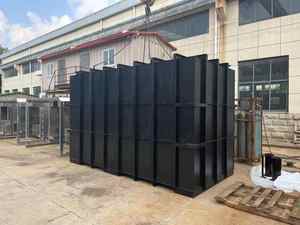 Refugio de búnker Habitación segura Blockhouse Búnker nuclear Estantería de metal Soldadura Corte Refugios de bombas nucleares Casa segura - Product Image 6