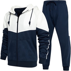 Sweat Jogging Sportswear Jogger Pantalon De Survêtement Et Sweat À Capuche Ensemble Survêtement Uni Survêtement Hommes Ensembles Survêtement Avec Vêtements D'entraînement Latéraux - Product Image 1
