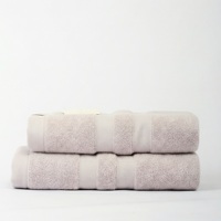 Ensemble de serviettes de bain et de visage jetables Dina.Me, tissées, 2 pièces, écologiques, antistatiques, en coton, couleur unie
