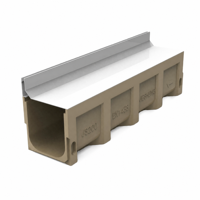 Système de drainage à fentes en acier inoxydable moderne de haute qualité, léger et durable, pour usage extérieur