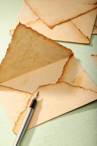 Handmade deckle cạnh phong bì DIY Thiệp mời đám cưới làm deckle trắng bị cháy giấy bông Rag phong bì bán buôn - Product Image 3