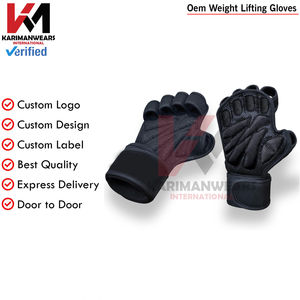 Premium Cowhide Palm Protectors <b>Weight</b> Lifting Heavy-Duty Gym Training Gloves Grips Fitness Bodybuilding Strength Workouts - Product Image 6