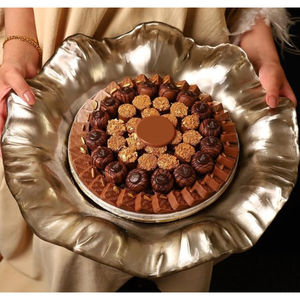 Diseño Vintage Decoración Chocolate Servir Cuenco Postre Titular Dulce Servir Cuenco Metal Chocolate Cuenco - Product Image 4