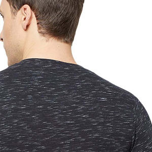 Nueva Camiseta de Verano para Hombre con Cuello en V, Color Sólido, Lisa, Manga Corta, Camisetas de Cuello en V para Hombre al por Mayor, Manga Corta, 100% Algodón, Lisa - Product Image 5