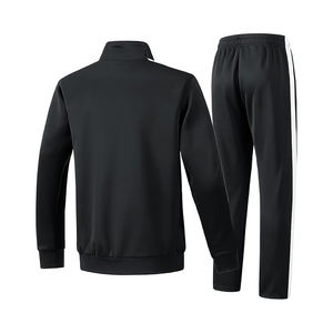 ชุดวอร์มผู้ชายแบบมีซิป ชุดเต็ม ผลิตจากโพลีเอสเตอร์ ระบายอากาศได้ดี น้ำหนักเบา เหมาะสำหรับวิ่ง ออกกำลังกาย เล่นกีฬา หรือใส่ลำลอง - Product Image 2