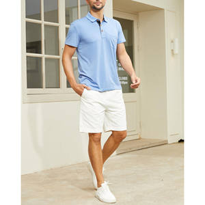 Polos para hombre con estampado de logotipo personalizado 100% algodón Ringer microfibra camisa de secado rápido camisa para hombre de alta calidad a la moda - Product Image 5