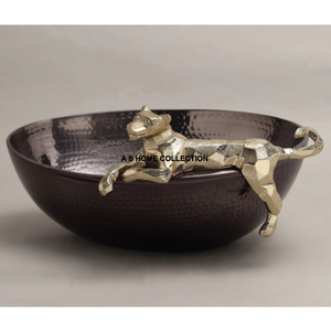 ชามสลัดทองรูปปะการังชามสลัดดีไซน์ใหม่ชามโลหะใช้ในห้องครัวบ้านโรงแรม - Product Image 3