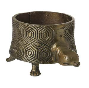 Fancy Gold Antique Elephant Table Top Planter para la venta al por mayor Venta Mejor precio Macetas decorativas para el hogar Maceta para la venta - Product Image 3