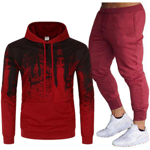 Chándal de fútbol ajustado para hombre, equipo de entrenamiento deportivo informal de Otoño de alta calidad, conjuntos de hombre de talla grande con estampado de lana transpirable - Product Image 6