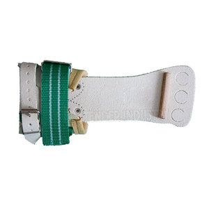 Fitness Gimnasio Levantamiento de pesas Gimnasia Pull up 2 Hole Hand Grips Cuero Hand Grips Palm Guard - Product Image 4