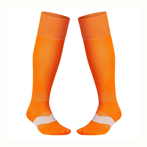Chaussettes de sport à compression de haute qualité pour hommes, antidérapantes, chaussettes de football longues, chaussettes de sport avec logo sur le bas pour les jeunes, printemps - Product Image 1