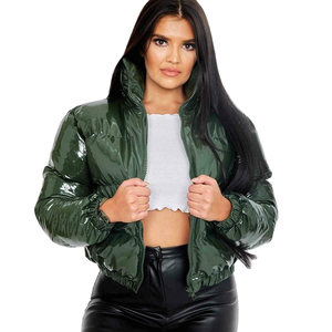 Chaqueta Acolchada Regular para Mujer, Logotipo Personalizado de Alta Calidad, Cierre de Cremallera, Transpirable, Relleno 100% Poliéster - Product Image 1