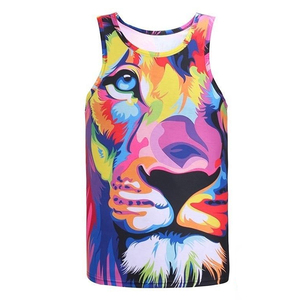 OEM Men's Casual Y <b>Back</b> Tank <b>Top</b> Breathable Quick Dry Cotton/Polyester Stringer Gym Fitness Singlet <b>Low</b> Price - Product Image 5