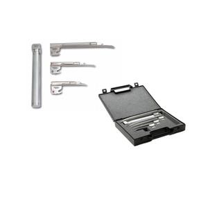 เครื่องตรวจกล่องเสียงและหลอดเลือด Paediatric เครื่องตรวจกล่องเสียง3ใบอุปกรณ์ผ่าตัดกล่องเสียงคุณภาพดีพร้อมกล่อง - Product Image 1