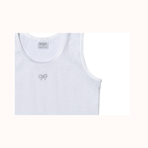 Vente chaude 100% coton fait été bébé débardeur par fournisseur italien marque Oekotex certifié 100% coton exportation mondiale - Product Image 3