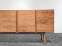 Aparador de Madera de Teca Sólida, Mueble de Almacenamiento para Restaurante, Hotel, Villa, Resort, Cafetería, Mobiliario Comercial para Hostelería, Venta al Por Mayor