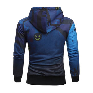 Sweat-shirts à capuche pour hommes, design sublimation, vente en gros OEM, streetwear de haute qualité, design éco-responsable avec poche, logo personnalisé, matériau - Product Image 2
