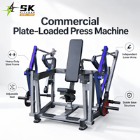 Machine de musculation commerciale SK Plate Loaded Orbital Chest Press à bras indépendants pour la musculation et l'entraînement en salle de sport