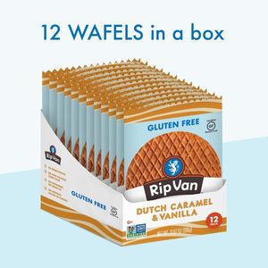 Rip <b>Van</b> Wafels Gluten-Free Stroopwafel - Dutch Caramel & Vanilla Stroopwafels 12 Count - Product Image 2