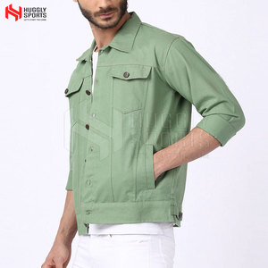 Chaqueta de invierno para hombre de diseño personalizado de alta calidad OEM nueva chaqueta vaquera ligera de algodón 100% - Product Image 2