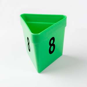 Portanumeri con base magnetica verde - Product Image 1