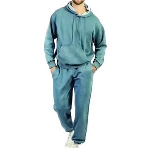 Survêtement pour homme à logo personnalisé, lavage à l'acide, vente en gros, OEM, streetwear vintage, pull-over, survêtement 2026 - Product Image 1