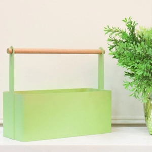 Porte-couverts en métal rustique pour un look contemporain Porte-couverts en métal décoratif pour la maison et le bureau - Product Image 1