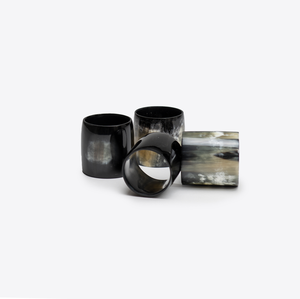 Servilleteros de cuerno de buey de búfalo hechos a mano, decoración de mesa pulida natural, servilletero de cuerno de búfalo elegante en Stock al mejor precio - Product Image 3