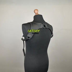 สายเอี๊ยมหนังพรีเมี่ยมสำหรับผู้ชายปรับได้และทนทาน - Product Image 3