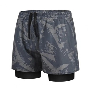 Pantalones de natación para hombre, pantalones de natación con doble capa, pantalones cortos de baño de doble capa de secado rápido para hombre con cintura elástica delgada para agua - Product Image 5