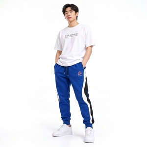 <b>Men</b> <b>Sweat</b> <b>Pant</b> Made With Breathable Fabric Adjustable Waistband Ribbed Bottoms And Durable Stitching For Sports Fitness - Product Image 1