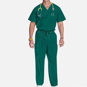 Uniforme Médico de Verano Unisex de Manga Corta, Transpirable, con Logotipo Personalizado, para Doctores y Enfermeras - Product Image 1