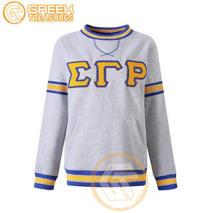 Sweat-shirt en molleton personnalisé Sigma Gamma Rho pour l'hiver, broderie sur le devant, vêtements grecs de haute qualité pour femmes - Product Image 4