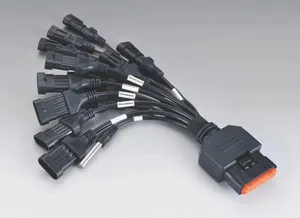 OEM ODM kualitas tinggi tali pengaman dengan 4-tiang datar Trailer konektor kawat Harness kabel perakitan