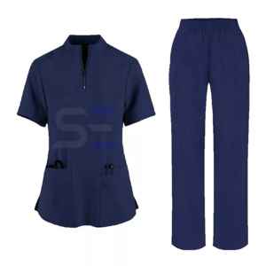 Uniformes de gommage médicaux unisexes Ensembles de gommage d'infirmière Offre Spéciale de haute qualité Hôpital Toutes les couleurs Service OEM Imprimé Utilisation estivale - Product Image 1