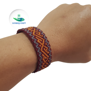 Fil à crocheter en velours ethnique à bas prix en gros, fil tressé écologique, bijoux faits à la main réglables, couleur personnalisée - Product Image 5