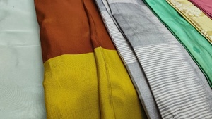 ผ้าไหมทาฟเฟต้ารีไซเคิลหลากสี น้ำหนักเบา เงางาม เป็นมิตรต่อสิ่งแวดล้อม สำหรับงานตัดเย็บเสื้อผ้า งานฝีมือ แฟชั่น ขายส่ง ส่งออก - Product Image 3