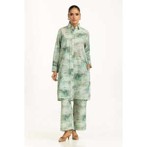 Conjunto de Dos Piezas para Mujer con Hilo Lurex Estampado, Colección IUSTTS-1323 a la Moda - Product Image 2