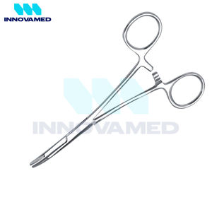 Pinzas hemostáticas Kelly duraderas 2025, instrumentos quirúrgicos manuales reutilizables de acero inoxidable con bloqueo curvo con soporte en línea - Product Image 5