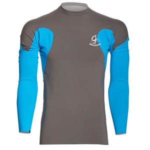 Último diseño Fitness Workout Rash Guard Hombres O-cuello Manga larga Fitness Wear Rash Guard con la mejor calidad - Product Image 4