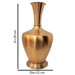 Atractivo Florero de Metal Ecológico de Diseño Moderno y Alta Calidad, Acabado Plateado, Acero Inoxidable, Latón, para Mesa, Navidad - Product Image 3