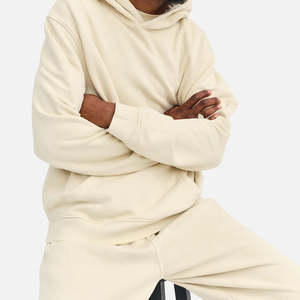 High Street Best Design Logotipo personalizado Chándales holgados de alta calidad Chándales transpirables de lana tecnológica para hombres - Product Image 2