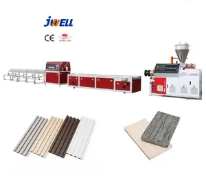 Buiten Vloer Wpc Decking Productie Machine Hout Plastic Composiet Wpc Muur Paneel Kleine Huis Bouwmateriaal Maken Machine