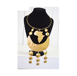 Collar de latón natural de alta calidad para mujer o niña a precio mayorista y pieza de diseño simple - Product Image 5