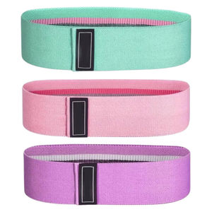 Bandas de Resistencia de Tela para Ejercicio, Antideslizantes, para Glúteos, Piernas, Sentadillas y Ejercicios de Cadera - Product Image 1