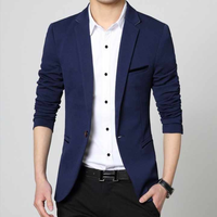 Costumes pour hommes coupe ajustée 2 pièces blazer croisé smoking pour bal de promo de mariage ensemble veste et pantalon à simple boutonnage