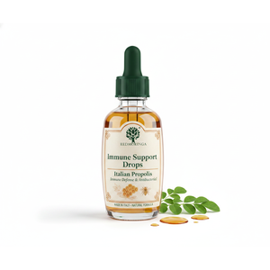 Propolis italienne 30 ml, gouttes pour soutenir l'immunité, extrait naturel sans alcool, certifié GMP, étiquette privée OEM, soins corporels RedMoringa - Product Image 1