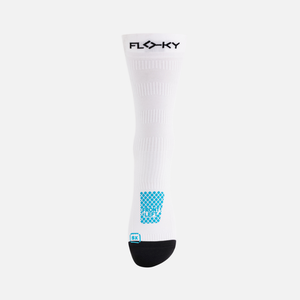 Floky Calza <b>Run</b> Up Medium XS-S 36-39 Sports <b>Socks</b> White/Light Blue - Product Image 3