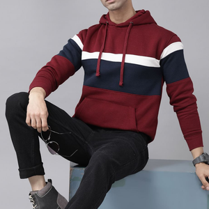 เสื้อสเวตเตอร์แบบสวมหัวสำหรับผู้ชายเสื้อมีฮู้ดแฟชั่นผ้าฝ้ายแบบสวมหัวมีสไตล์สตรีท - Product Image 5