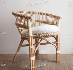 Muebles de exterior, sillas de jardín, patio, moderno sillón de bambú y ratán, sillas elegantes para el hogar, Hotel, interior, exterior, restaurante - Product Image 5